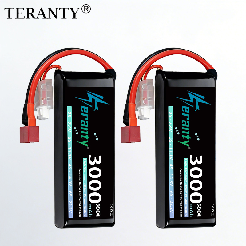 Rc Hobby Model - TERANTY 2S 3000mAh Lipo Battery 7.4V