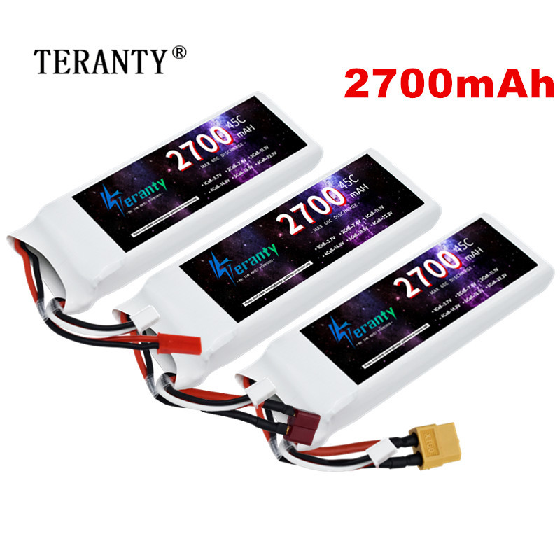 Rc Hobby Model - 1/3PCS 2S 7.4V Lipo Battery 2700mAh