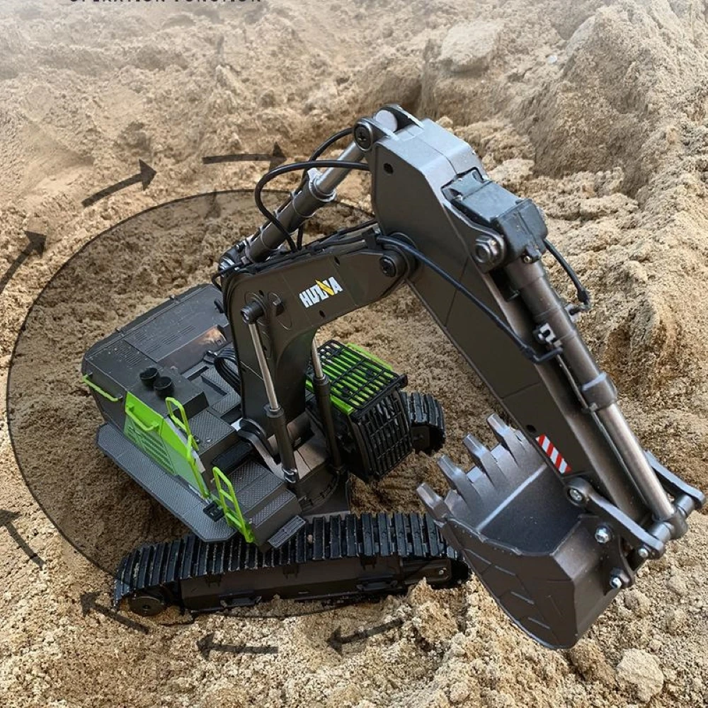 Rc Hobby Excavator - HUINA 1593 1/14 RC Excavator Truck