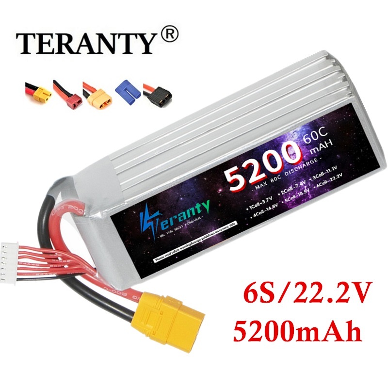 Rc Hobby Model - TERANTY 6S 5200mAh Lipo Battery 22.2V