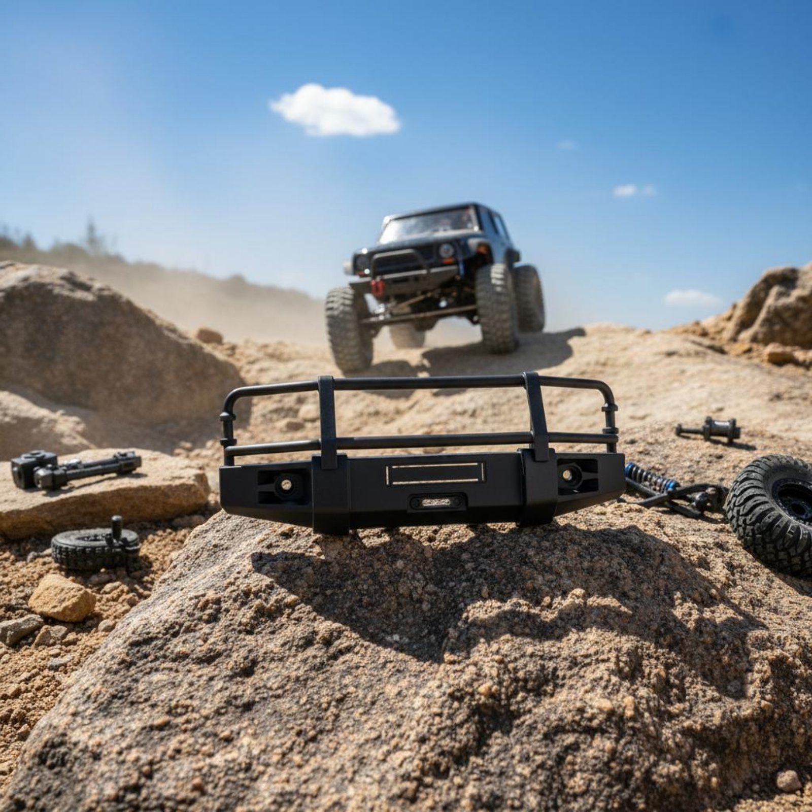 Rc Hobby Model - RC Crawler Front Bumper Model Car