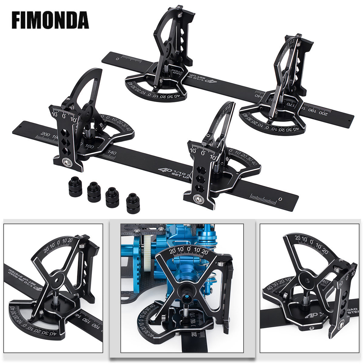 Rc Hobby Tools - 1/10 On Road Aluminum 4D SET-UP