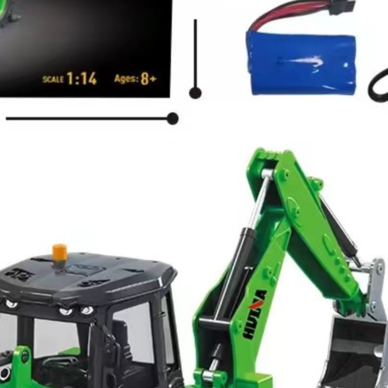 Rc Hobby Excavator - US Sale HUINA 1/14 1579 Remote