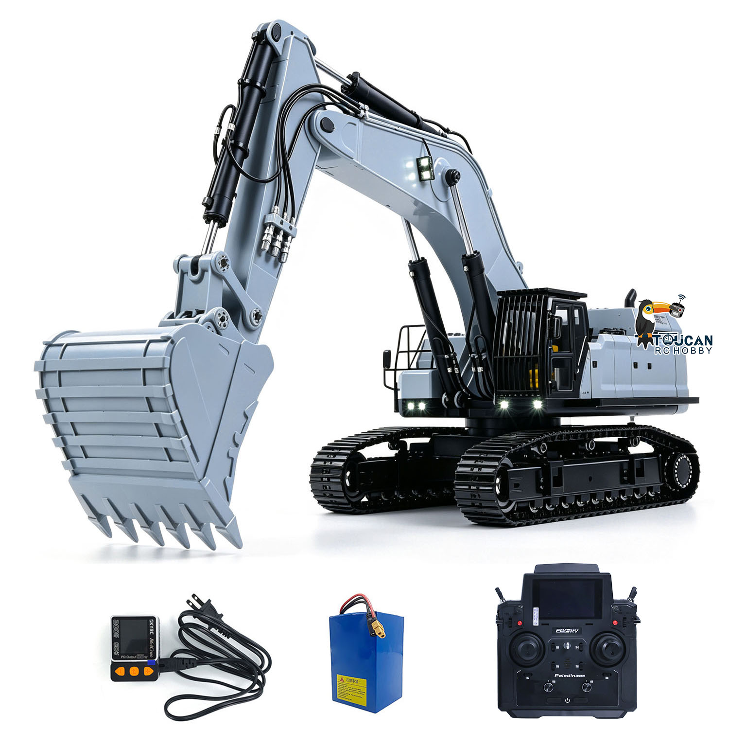 1/12395F RC Hydraulic Heavy Ex - огляд і ціна Rc Hobby Excavator