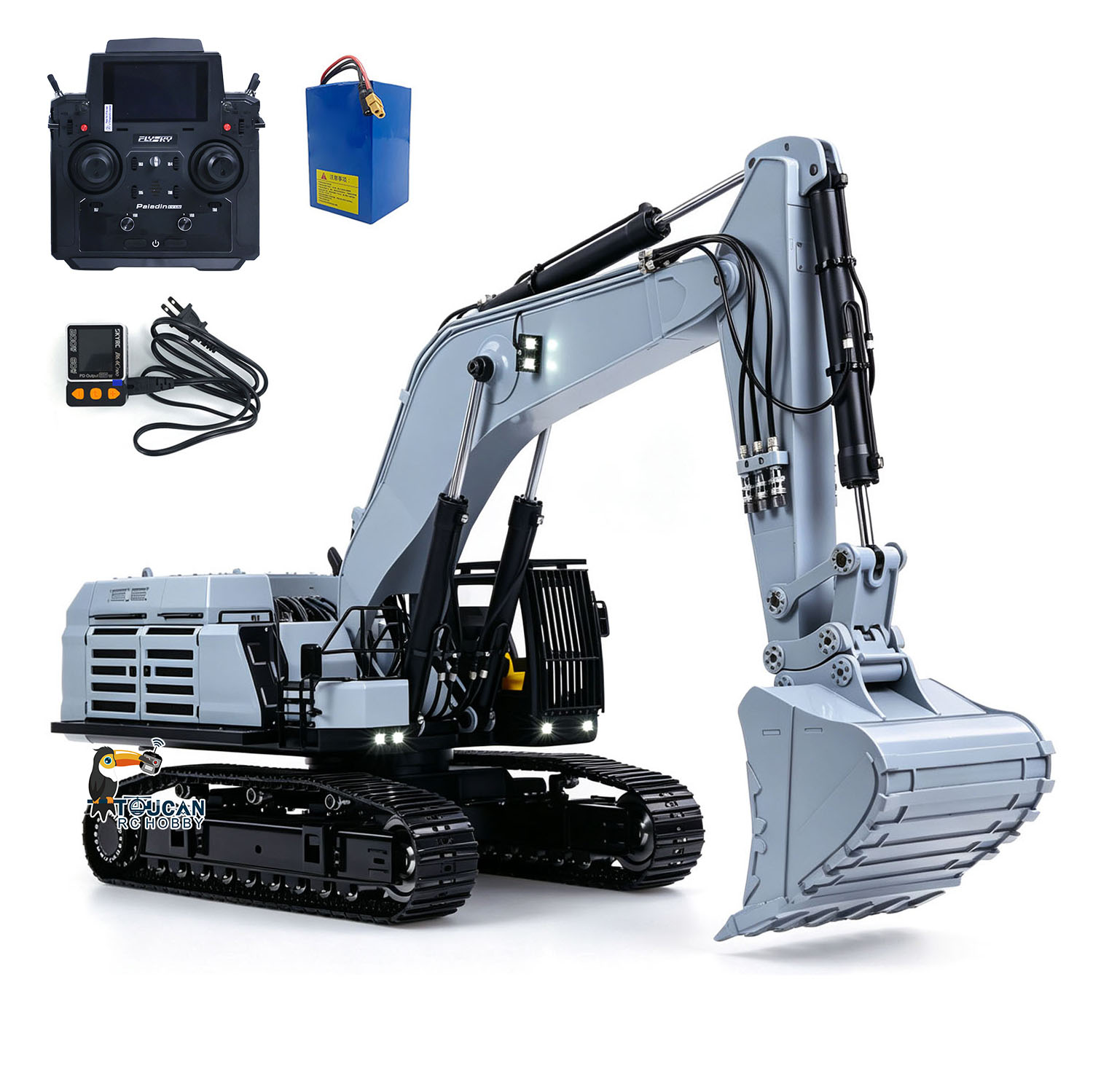 1/12395F RC Hydraulic Heavy Ex - огляд і ціна Rc Hobby Excavator