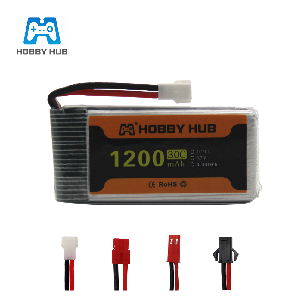 3.7V 1200mAh 30C Lipo Battery  - огляд і ціна Hobby Rc Quadcopters