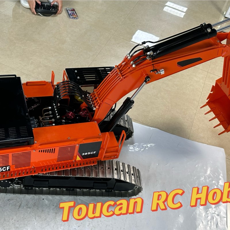 1/8 Metal Ripper of 385CF RC G - огляд і ціна Rc Hobby Excavator