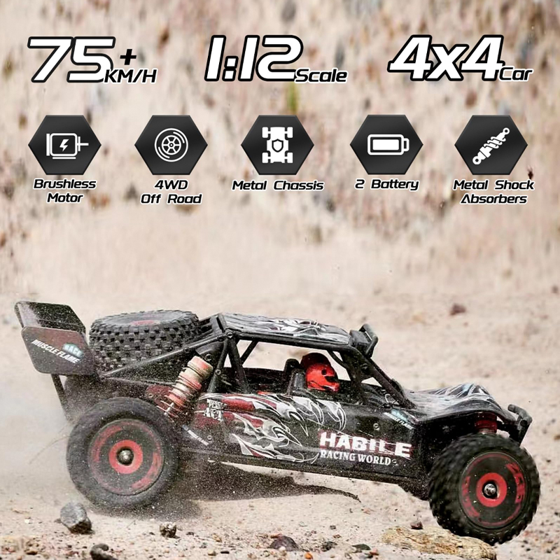 75 KM/H WLtoys 124016 V8 RC Ca - огляд і ціна Rc Hobby Grade Drift Car