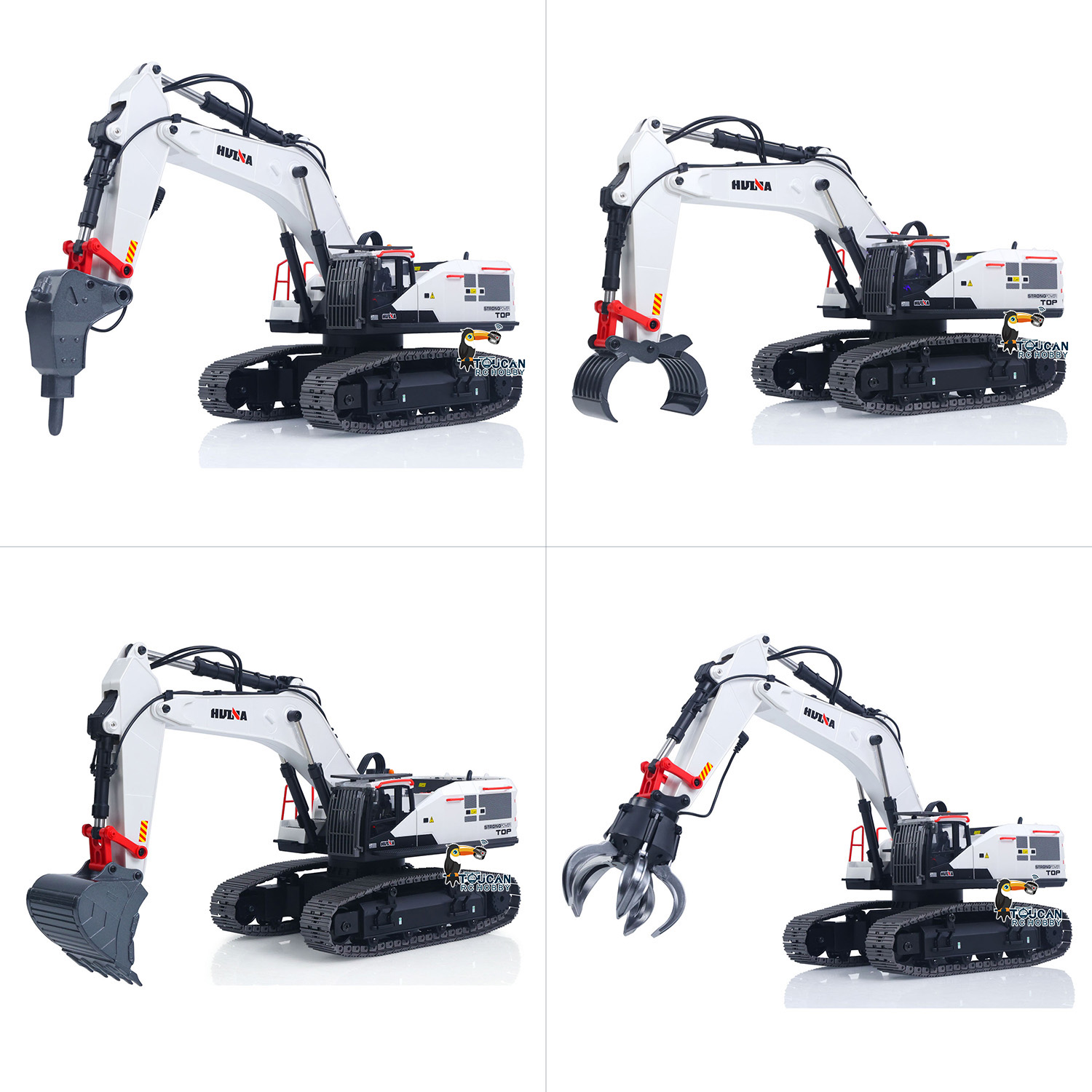 RC Excavator 1/14 HUINA Metal  - огляд і ціна Rc Hobby Excavator