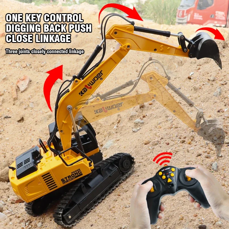 Huina Rc Excavator 1/24 9Ch Re - огляд і ціна Rc Hobby Excavator