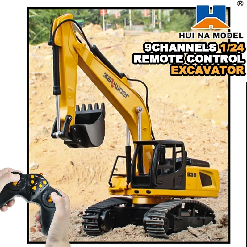 Huina Rc Excavator 1/24 9Ch Re - огляд і ціна Rc Hobby Excavator