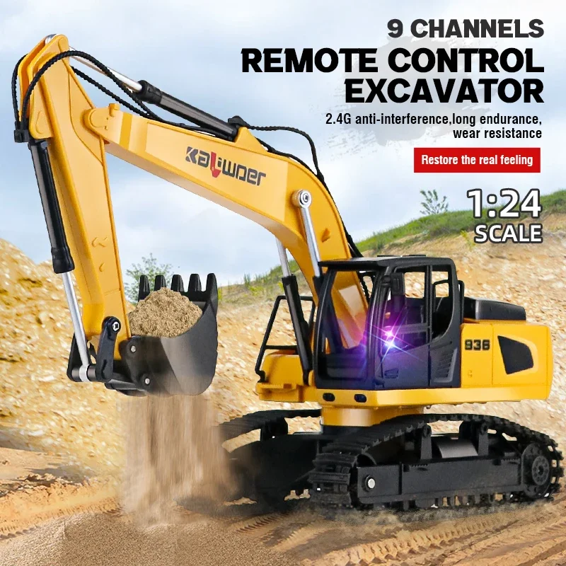Huina Rc Excavator 1/24 9Ch Re - огляд і ціна Rc Hobby Excavator