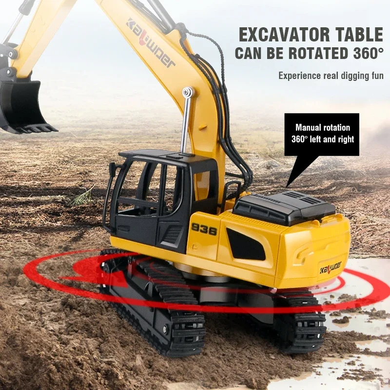 Huina Rc Excavator 1/24 9Ch Re - огляд і ціна Rc Hobby Excavator