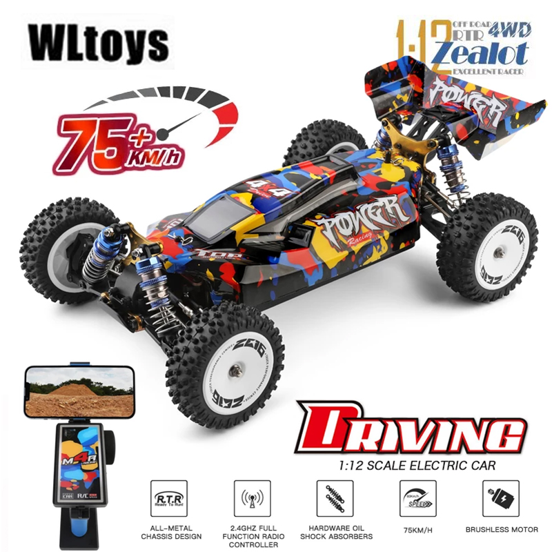 WLtoys 124017 124007 75KM/H  R - огляд і ціна Rc Hobby Grade Drift Car
