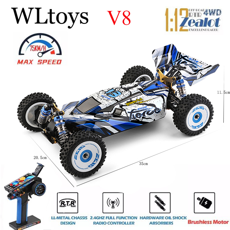 WLtoys 124017 124007 75KM/H  R - огляд і ціна Rc Hobby Grade Drift Car