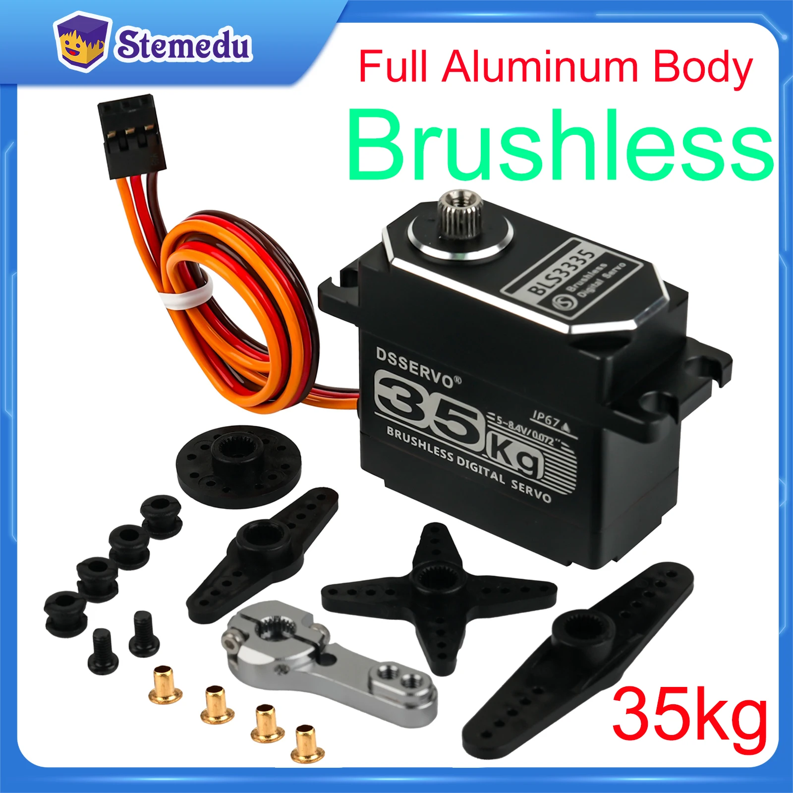 35KG BLS3335 Digital Servo Mot - огляд і ціна Rc Hobby Tools
