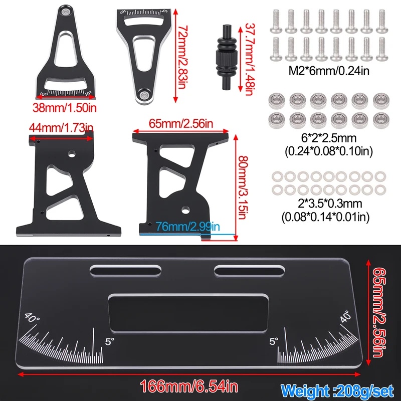 CNC Aluminum RC Chassis Setup  - огляд і ціна Rc Hobby Tools