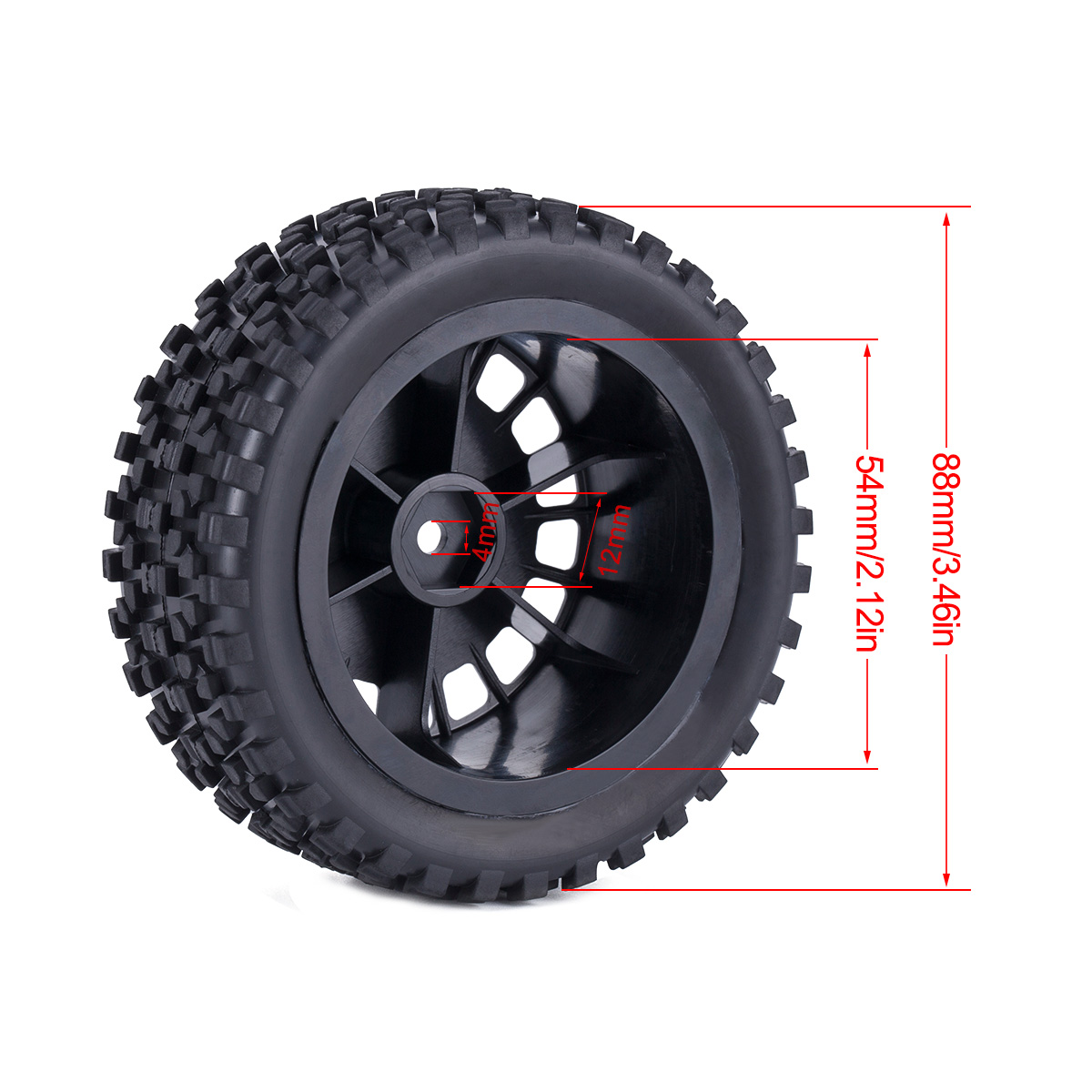 Rc Rally Tires for 1/10 Wltoys - огляд і ціна Rc Hobby Tools