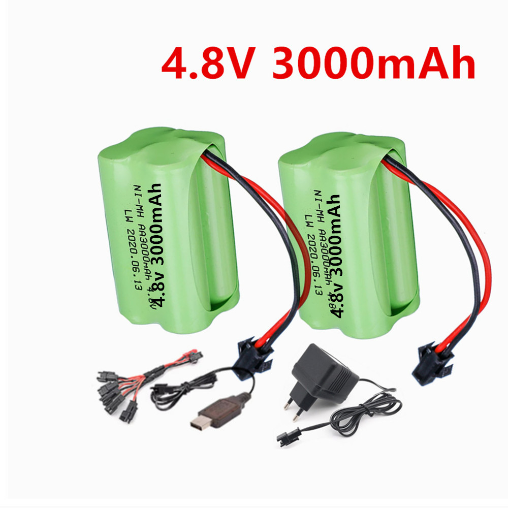 4.8v 3000mAh Rechargeable Batt - огляд і ціна Rc Hobby Model